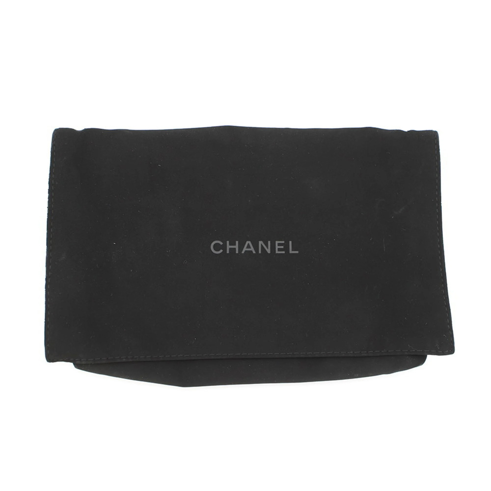CHANEL Black Lambskin Leather Logo Wallet - Picture 13 of 13